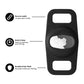 AirTag Case for Dog Collars 2 Pack (Black) - AirTag Case