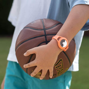 AirTag Kids Bracelet (Coral) - AirTag Case