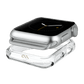 Clear bumper removed from Apple Watch. color::Clear