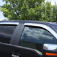AVS 06-08 Lincoln Mark LT Ventvisor Outside Mount Front & Rear Window Deflectors 4pc - Chrome