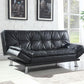 Dilleston Tufted Back Upholstered Sofa Bed Black