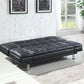 Dilleston Tufted Back Upholstered Sofa Bed Black