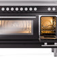 ILVE Professional Plus II 48-Inch Induction Range in Glossy Black (UPI486WMPBK)