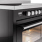 ILVE Professional Plus II 48-Inch Induction Range in Glossy Black (UPI486WMPBK)