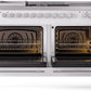 ILVE Professional Plus II 60-Inch Dual Fuel Range with 7 Burners, Griddle, & French Top with Triple Glass Door Oven in White (UP60FSWMPWH)