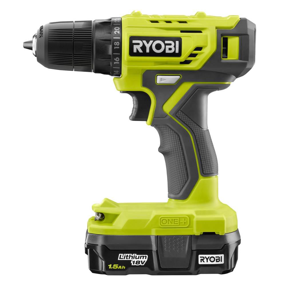 18-Volt ONE+ Cordless 3/8 in. Drill/Driver Kit with 1.5 Ah Battery and Charger