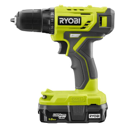 18-Volt ONE+ Cordless 3/8 in. Drill/Driver Kit with 1.5 Ah Battery and Charger