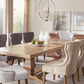 Florence Rustic Smoke Double Pedestal Dining Table