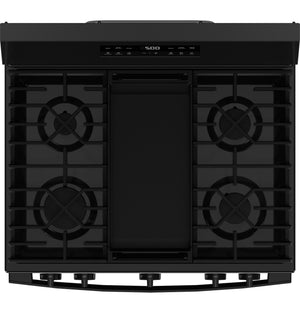 Ge Appliances GGF500PVBB Ge® 30" Free-Standing Gas Range With Crisp Mode
