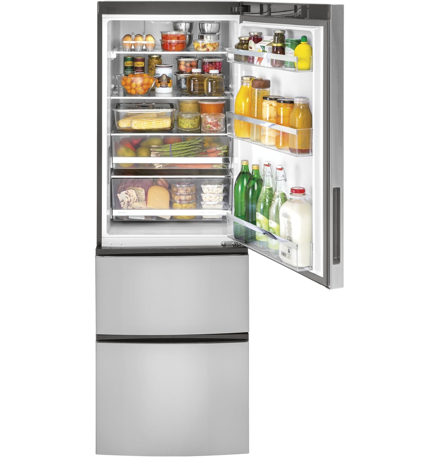 Ge Appliances GLE12HSPSS Ge® 11.9 Cu. Ft. Bottom-Freezer Refrigerator