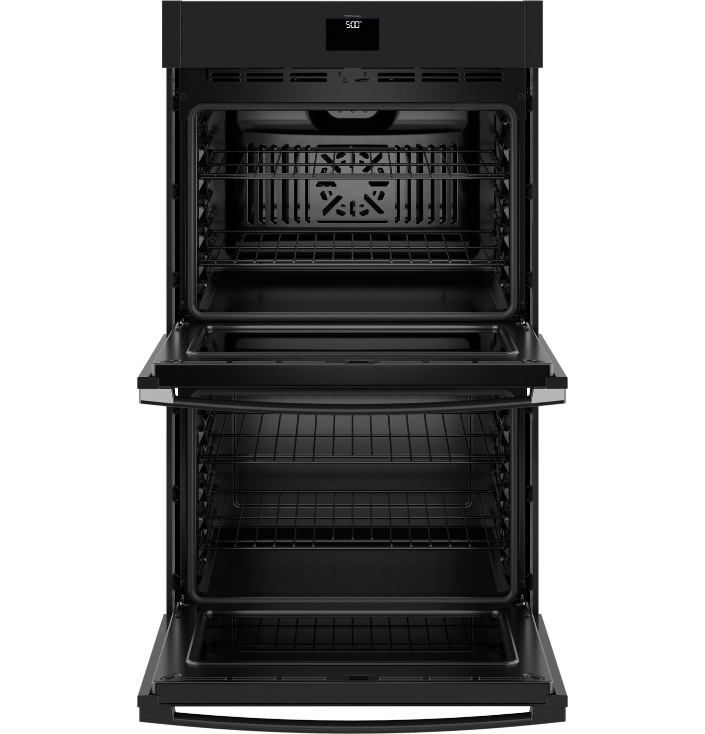 Ge Appliances JTD5000DVBB Ge® 30" Smart Built-In Self-Clean Convection Double Wall Oven With No Preheat Air Fry