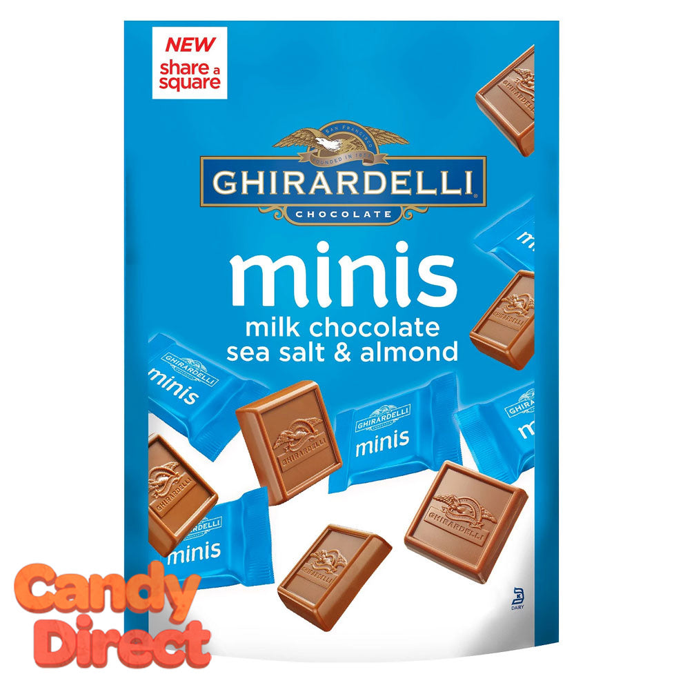 Ghirardelli Minis Milk Chocolate Sea Salt & Almond - 6ct