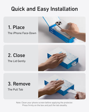 Anker Easy Fit Screen  Protector Kit   (Aerospace-Grade Glass, 2-Pack)