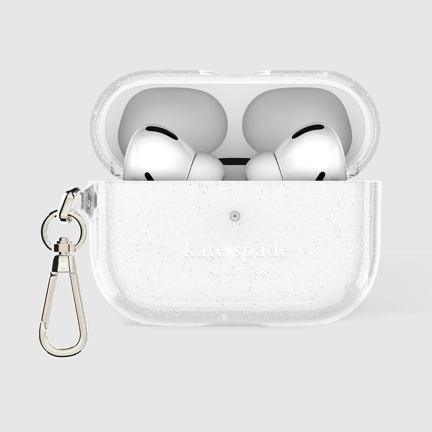 kate spade new york That Sparkle Silver Protective Case - AirPods Pro 1 & 2