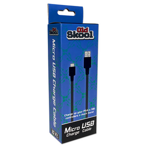 Old Skool Micro USB Charge Cable For PS4/XB1 (MultiSystem)