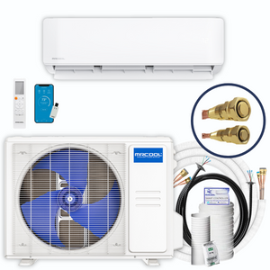 MRCOOL DIY 18K BTU Ductless Mini Split Heat Pump Complete System, Energy Star, 4th Gen, DIY-18-HP-WM-230C25