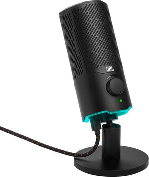 JBL Quantum Stream Dual-Pattern USB Microphone for Streaming and Gaming - Black (Pre-Owned) - Techable