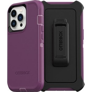 OtterBox DEFENDER SERIES Case & Holster for Apple iPhone 13 Pro - Happy Purple (New)
