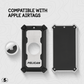 Pelican AirTag Tracker Luggage Lock Brushed Aluminum
