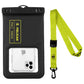 Pelican Marine Waterproof Floating Pouch XL (Black/ Hi Vis Yellow) - Phone Pouch