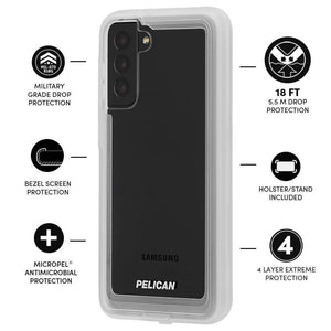 Pelican Voyager for Galaxy S21 5G Devices - Clear