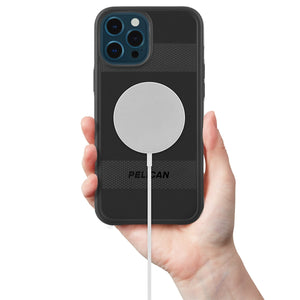 Pelican Protector (Works with MagSafe) Case for iPhone 12 / 12 Pro Devices - Black