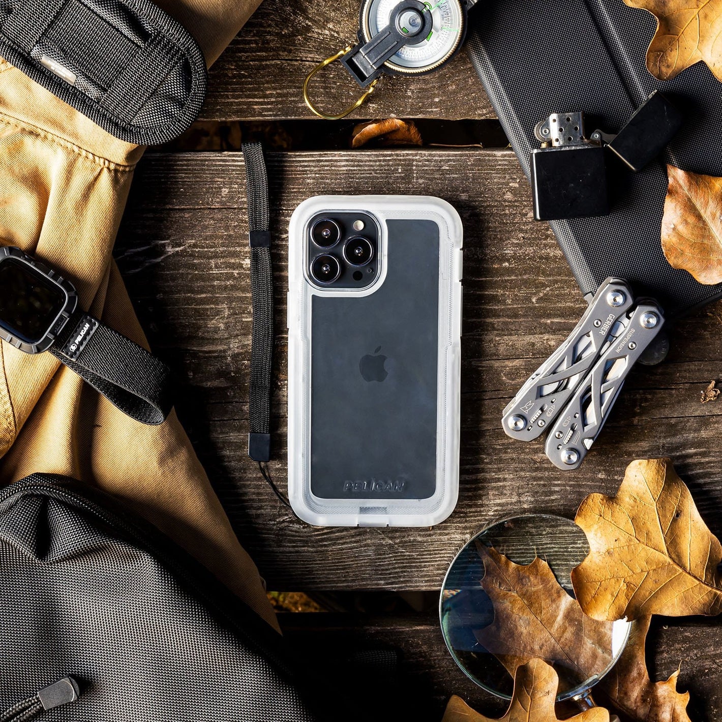 Pelican Marine Active Case for iPhone 13 Pro Devices - Clear