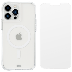 Pelican Protection Pack (Works with MagSafe) Case for iPhone 13 Pro Devices - Clear