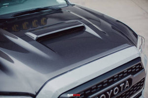 Seibon TR-Style Carbon Fiber Hood  - 2023-2016 Toyota Tacoma (HD18TYTA-TR)