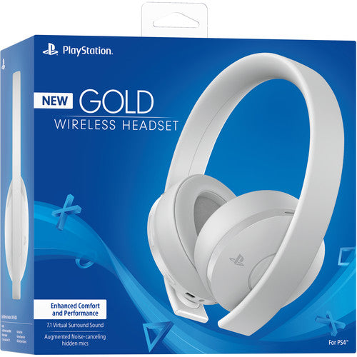 PlayStation Gold Wireless Headset White (PlayStation 4)