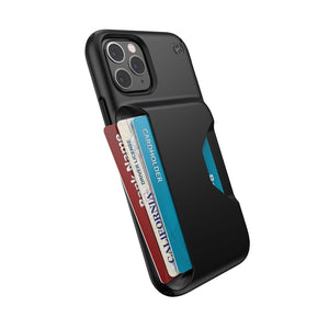 Speck iPhone 11 Pro Black/Black Presidio Wallet iPhone 11 Pro Cases Phone Case
