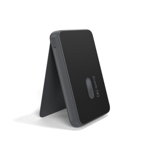 Three-quarter angled view of StandyBank with kickstand out#color_black