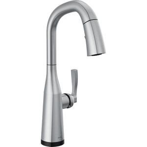 Delta STRYKE® Single Handle Pull Down Bar/Prep Faucet with Touch 2O Technology