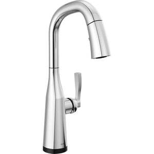 Delta STRYKE® Single Handle Pull Down Bar/Prep Faucet with Touch 2O Technology