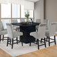 Stanton Black/Gray 5-Piece Dining Set