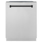 ZLINE Autograph Edition 30 in. Kitchen Package with Stainless Steel Dual Fuel Range, Range Hood, Dishwasher and Refrigerator with Matte Black Accents (4KAPR-RARHDWM30-MB)