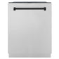 ZLINE Autograph Edition 30 in. Kitchen Package with Stainless Steel Dual Fuel Range, Range Hood, Dishwasher, and Refrigerator with External Water Dispenser with Matte Black Accents (4AKPR-RARHDWM30-MB)