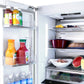 ZLINE Autograph Edition 36 in. 19.6 cu. ft. Panel Ready French Door Built-In Bottom Freezer Refrigerator with Water Dispenser and Ice Maker with Polished Gold Accents (RBIVZ-36-G)