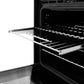 ZLINE Autograph Edition 30 in. Professional True Convection Double Wall Oven with Air Fry and Self Clean in DuraSnow® Stainless Steel with Matte Black Handles (WADSZ-30-MB)