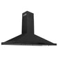 ZLINE 48 in. Kitchen Package with Black Stainless Steel Dual Fuel Range, Convertible Vent Range Hood and Dishwasher (3KP-RABRH48-DW)