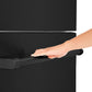 ZLINE 30 in. 16.1 cu. ft. Built-In Bottom Freezer Refrigerator with Water Dispenser and Ice Maker in Black Stainless Steel (RBIV-BS-30)