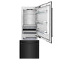 ZLINE 30 in. 16.1 cu. ft. Built-In Bottom Freezer Refrigerator with Water Dispenser and Ice Maker in Black Stainless Steel (RBIV-BS-30)