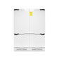 ZLINE 60 in. 32.2 cu. ft. Panel Ready French Door Built-In Bottom Freezer Refrigerator with Water Dispensers and Ice Makers (RBIV-60)