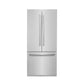 ZLINE 36 in. 19.6 cu. ft. French Door Built-In Bottom Freezer Refrigerator with Water Dispenser and Ice Maker in Stainless Steel (RBIV-304-36)