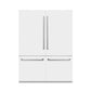 ZLINE 60 in. 32.2 cu. ft. French Door Built-In Bottom Freezer Refrigerator with Water Dispensers and Ice Makers in White Matte (RBIV-WM-60)