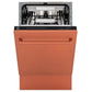 ZLINE 18 in. Tallac Series 3rd Rack Top Control Dishwasher with a Stainless Steel Tub with Copper Panel, 51dBa (DWV-C-18)
