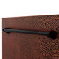 ZLINE 18 in. Tallac Series 3rd Rack Top Control Dishwasher with a Stainless Steel Tub with Hand-Hammered Copper Panel, 51dBa (DWV-HH-18)