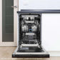ZLINE 18 in. Tallac Series 3rd Rack Top Control Dishwasher in Custom Panel Ready with Stainless Steel Tub, 51dBa (DWV-18)