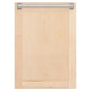 ZLINE 18 in. Tallac Series 3rd Rack Top Control Dishwasher with Unfinished Wood Panel, 51dBa (DWV-UF-18)