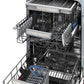 ZLINE 18 in. Tallac Series 3rd Rack Top Control Dishwasher with a Stainless Steel Tub with Red Gloss Panel, 51dBa (DWV-RG-18)